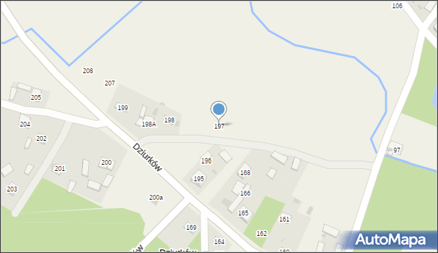 Dziurków, Dziurków, 197, mapa Dziurków