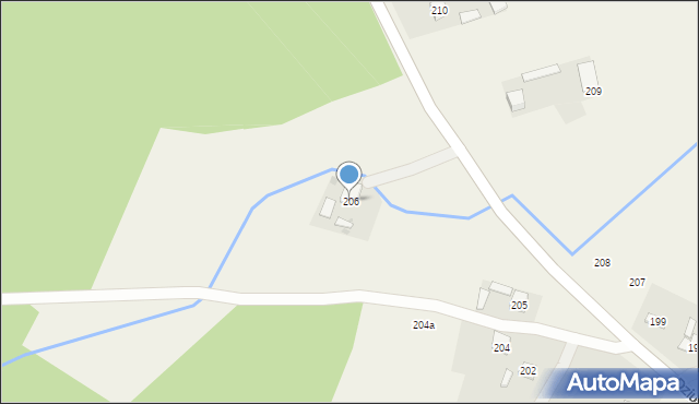 Dziurków, Dziurków, 206, mapa Dziurków