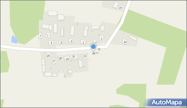 Dźwierznia, Dźwierznia, 33, mapa Dźwierznia