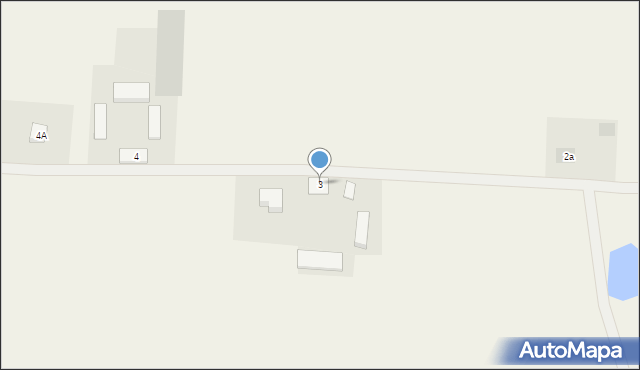 Dźwierzno, Dźwierzno, 3, mapa Dźwierzno