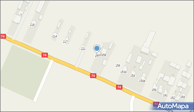 Dzwola, Dzwola, 157, mapa Dzwola