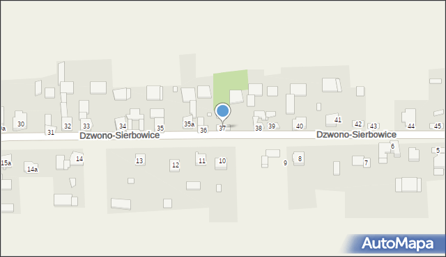 Dzwono-Sierbowice, Dzwono-Sierbowice, 37, mapa Dzwono-Sierbowice