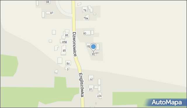Dzwonowice, Dzwonowice, 82, mapa Dzwonowice