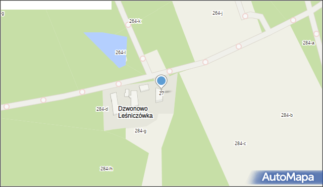 Dzwonowo, Dzwonowo, 27, mapa Dzwonowo