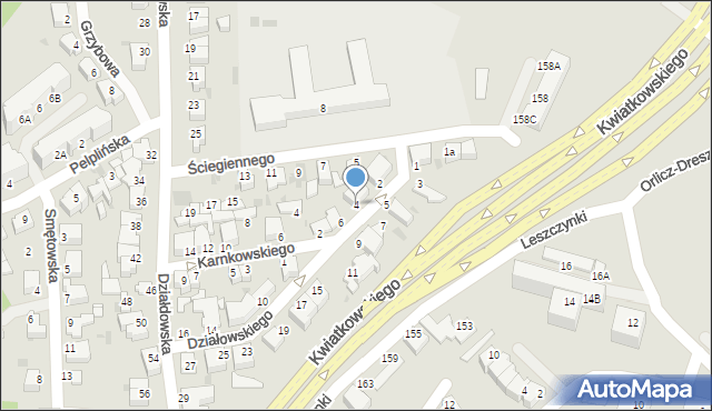 Gdynia, Działowskiego Zygmunta, 4, mapa Gdyni