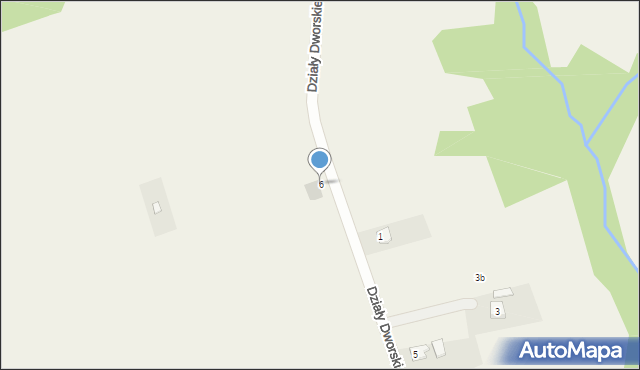 Gilowice, Działy Dworskie, 6, mapa Gilowice