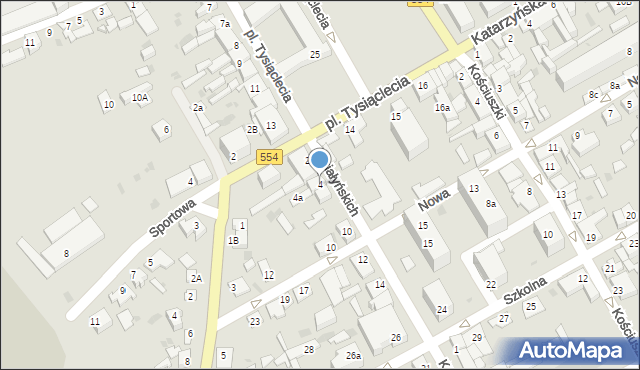 Golub-Dobrzyń, Działyńskich, 4, mapa Golub-Dobrzyń