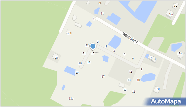 Grabina, Działkowa, 15, mapa Grabina