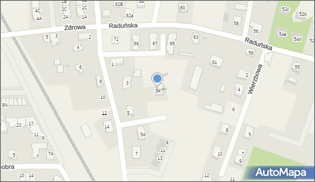 Juszkowo, Działkowa, 3A, mapa Juszkowo