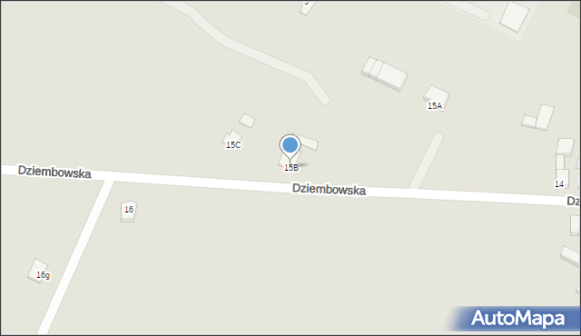 Kaczory, Dziembowska, 15B, mapa Kaczory