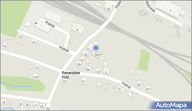 Kolonowskie, Dzierżonia, 17a, mapa Kolonowskie