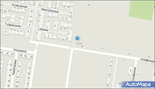 Konstantynów Łódzki, Działkowa, 2, mapa Konstantynów Łódzki