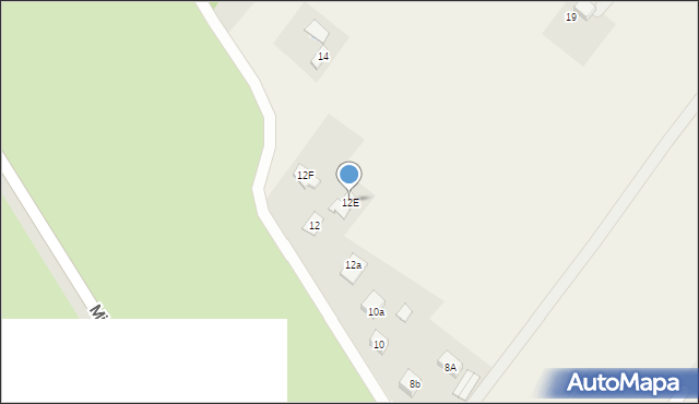 Korytów A, Działkowa, 12E, mapa Korytów A