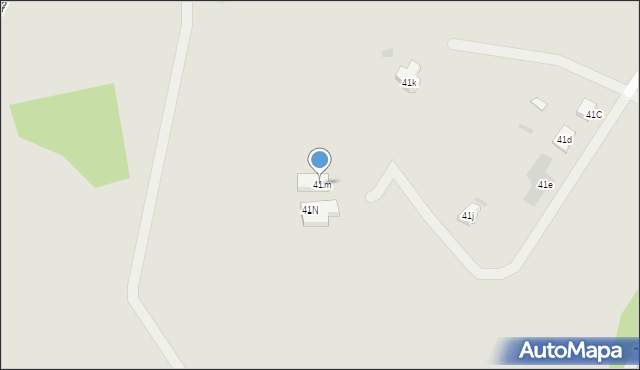 Koszalin, Dzierżęcińska, 41m, mapa Koszalina