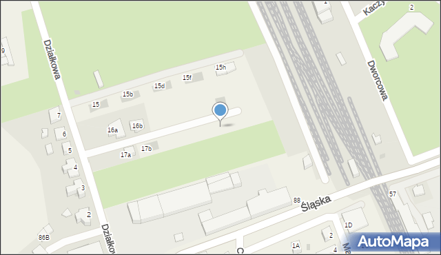 Masłowo, Działkowa, 17e, mapa Masłowo