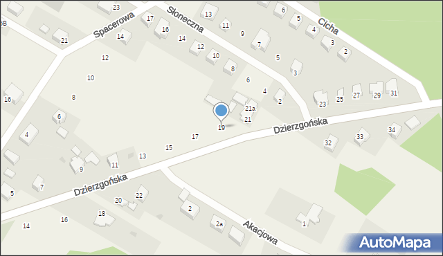 Mikołajki Pomorskie, Dzierzgońska, 19, mapa Mikołajki Pomorskie