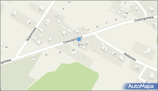 Mikołajki Pomorskie, Dzierzgońska, 20, mapa Mikołajki Pomorskie