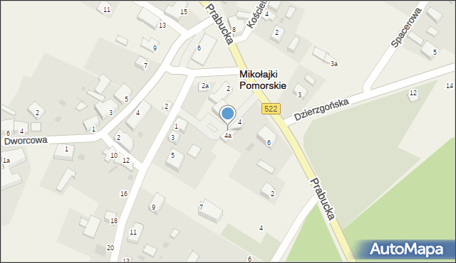 Mikołajki Pomorskie, Dzierzgońska, 4b, mapa Mikołajki Pomorskie