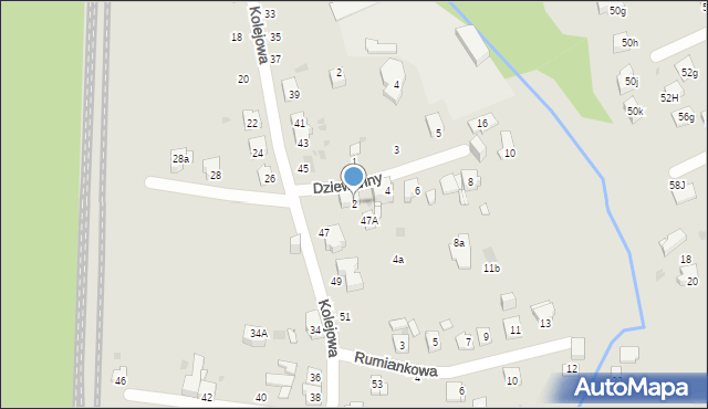 Mysłowice, Dziewanny, 2, mapa Mysłowice