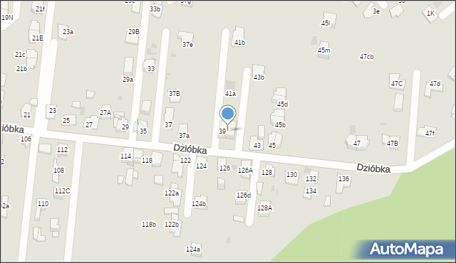Mysłowice, Dzióbka Adama, 41, mapa Mysłowice