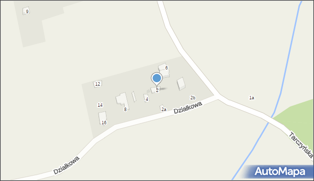 Ojrzanów-Towarzystwo, Działkowa, 2, mapa Ojrzanów-Towarzystwo