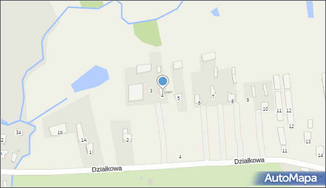 Parczew, Działkowa, 3, mapa Parczew