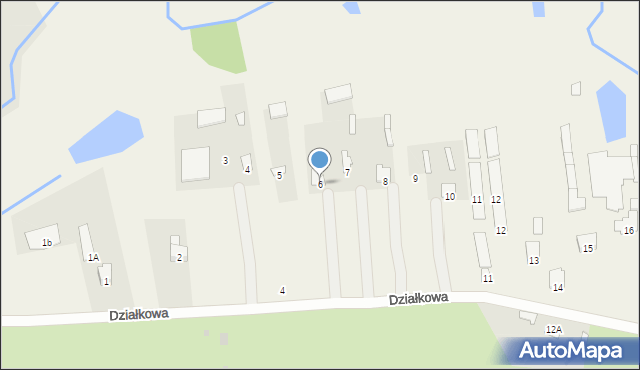 Parczew, Działkowa, 6, mapa Parczew