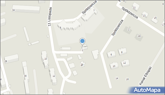 Pasłęk, Działka, 1a, mapa Pasłęk