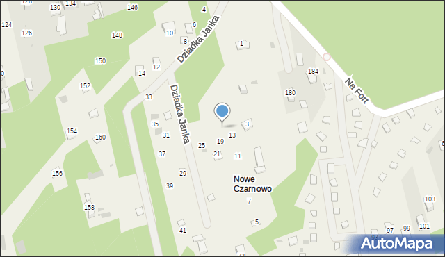 Pomiechówek, Dziadka Janka, 17, mapa Pomiechówek