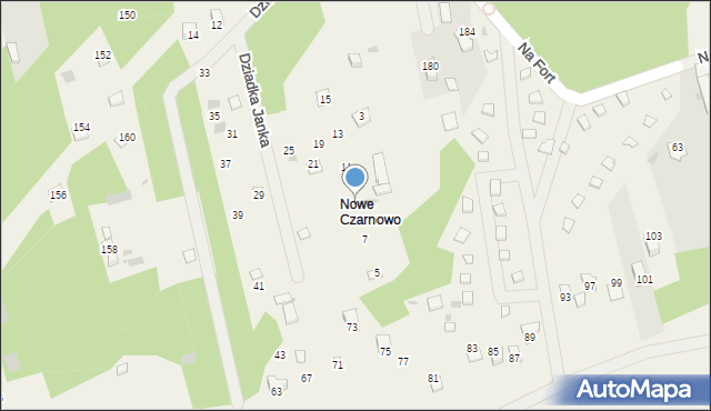 Pomiechówek, Dziadka Janka, 9, mapa Pomiechówek