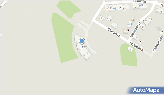 Puck, Dziedzictwa Jana Pawła II, 12, mapa Puck