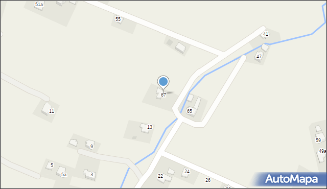 Roczyny, Działy, 67, mapa Roczyny