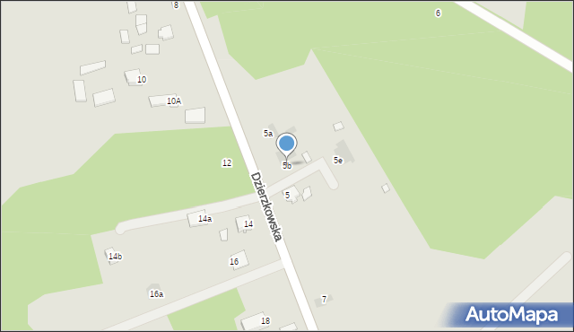 Skaryszew, Dzierzkowska, 5b, mapa Skaryszew