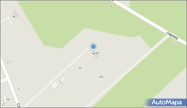 Skaryszew, Dzierzkowska, 9f, mapa Skaryszew