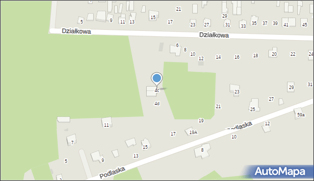 Skarżysko-Kamienna, Działkowa, 4c, mapa Skarżysko-Kamienna