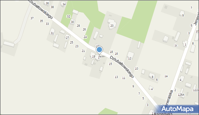 Smardzewice, Dziubałtowskiego Seweryna, prof., 17, mapa Smardzewice