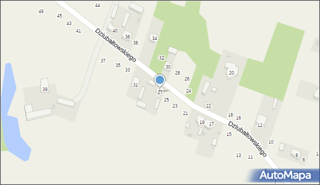 Smardzewice, Dziubałtowskiego Seweryna, prof., 27, mapa Smardzewice