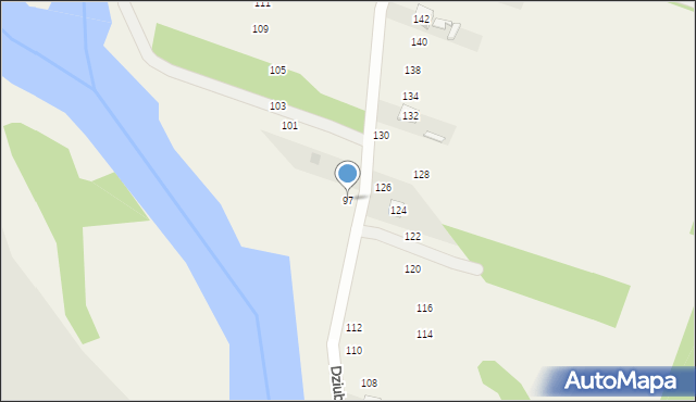 Smardzewice, Dziubałtowskiego Seweryna, prof., 97, mapa Smardzewice