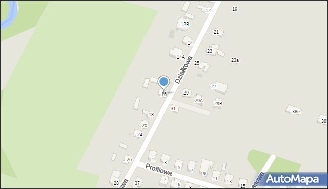 Sochaczew, Działkowa, 16, mapa Sochaczew