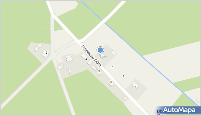 Solarnia, Dziewcza Góra, 3, mapa Solarnia