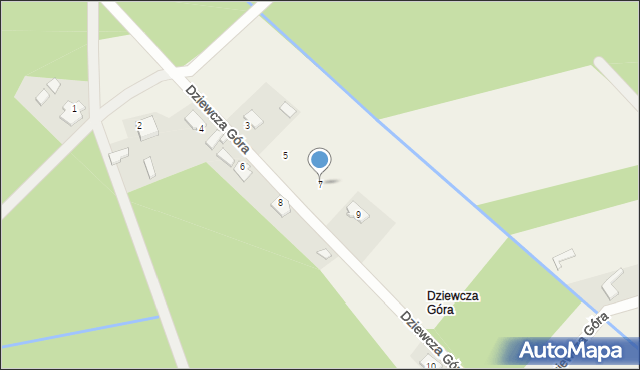 Solarnia, Dziewcza Góra, 7, mapa Solarnia