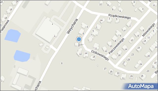 Środa Wielkopolska, Dzikowskiego Kazimierza, 10, mapa Środa Wielkopolska