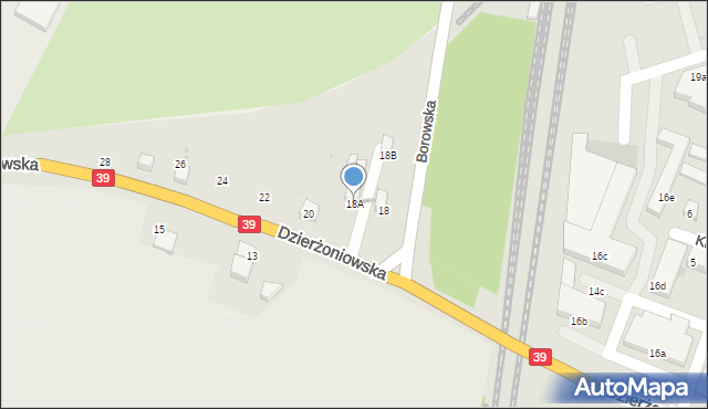 Strzelin, Dzierżoniowska, 18A, mapa Strzelin