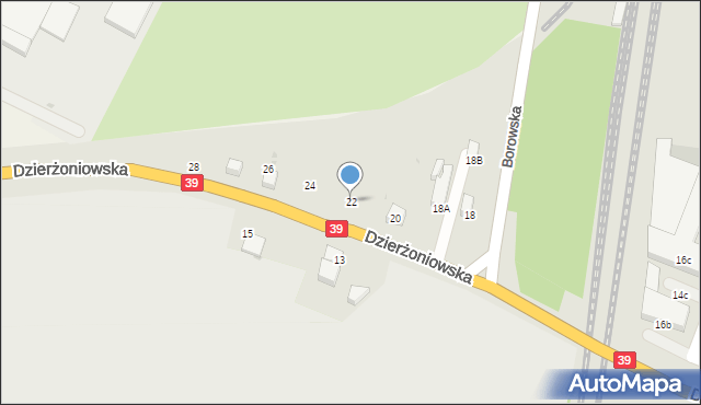 Strzelin, Dzierżoniowska, 22, mapa Strzelin
