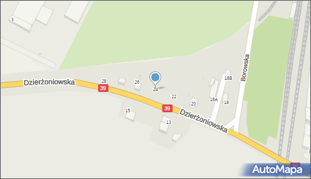 Strzelin, Dzierżoniowska, 24, mapa Strzelin
