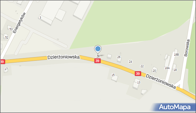 Strzelin, Dzierżoniowska, 28, mapa Strzelin