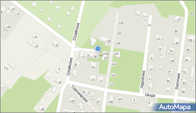 Sulejówek, Działkowa, 3f, mapa Sulejówek