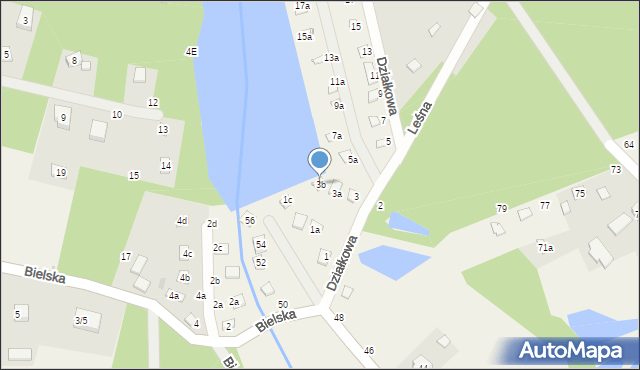 Szczawin, Działkowa, 3b, mapa Szczawin