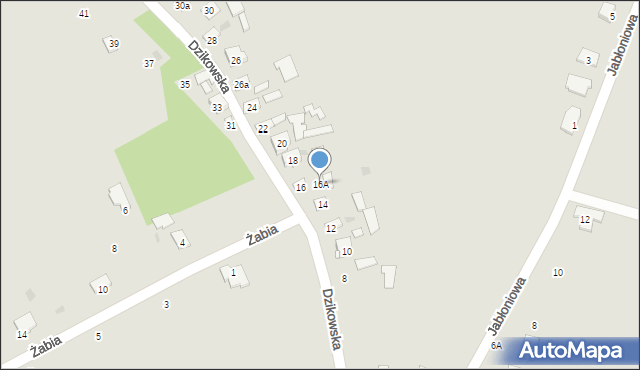 Tarnobrzeg, Dzikowska, 16A, mapa Tarnobrzegu