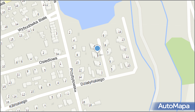 Tolkmicko, Działyńskiego Jana Ignacego, 3, mapa Tolkmicko